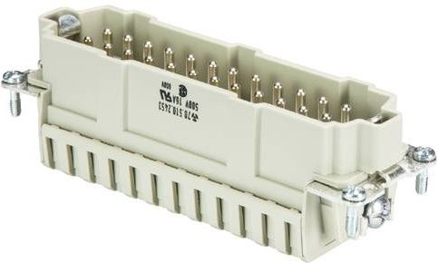 Wieland Electric Steckereinsatz 70.510.2453.0 mit 24 Polen in Grau, 10 Stück - Bild 1