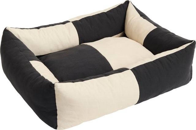 HAY Dogs Hundebett L in Schwarz Multicolour mit erhöhtem Rand aus Polyester - Bild 1