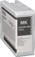 Epson SJIC36P(MK) Original Tintenpatrone Schwarz 80 ml für ColorWorks CW-C6000A, CW-C6000P, CW-C6500A, CW-C6500P - Bild 1