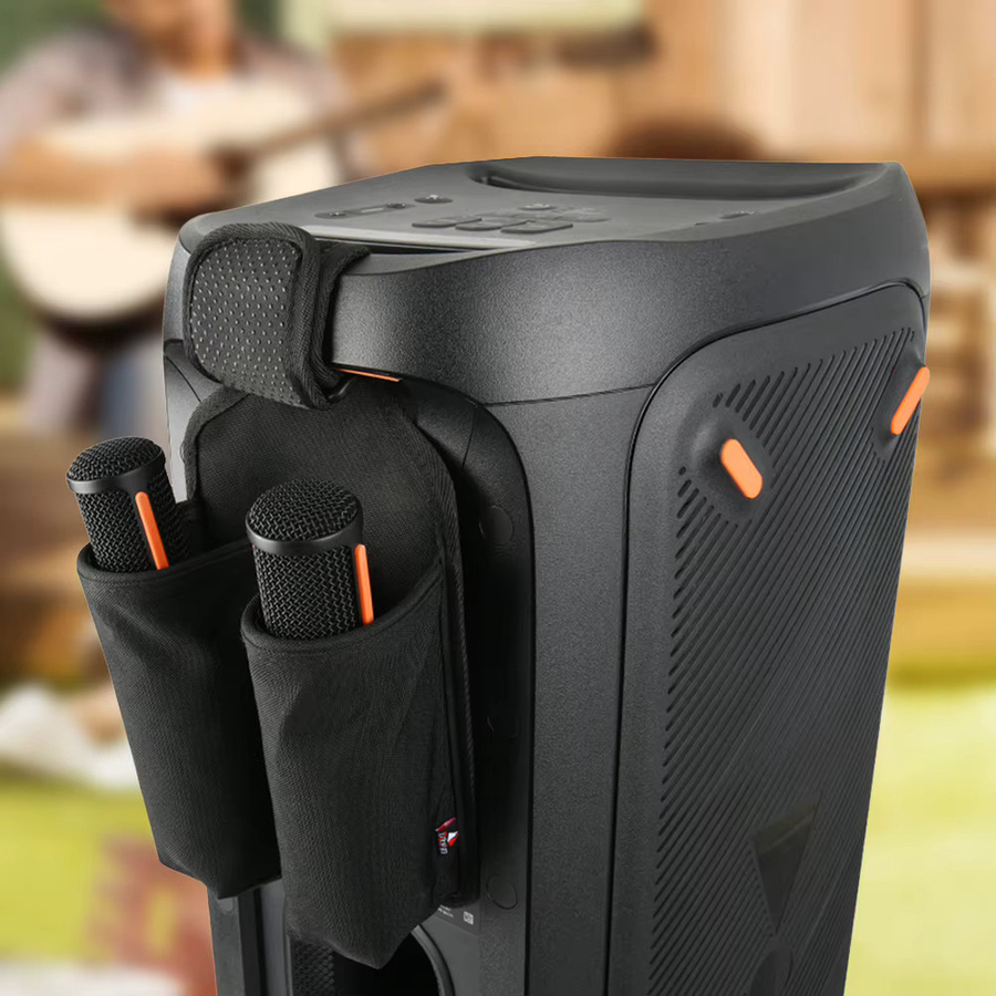 JBL Mikrofon-Aufhängung und Organizer-Tasche für drahtlose Mikrofone, Schwarz - Bild 3