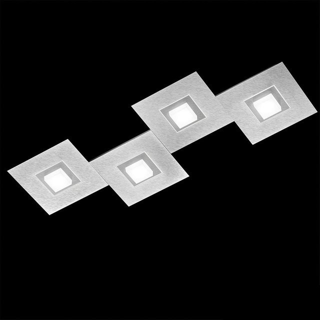 Grossmann Leuchten Karree 74-783-278 LED-Wand- und Deckenleuchte in Silber und Grau aus Metall, dimmbar - Bild 1