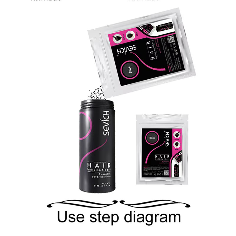 Sevich Haarfaser Keratin Puder, 100 g, für feines Haar - Bild 6