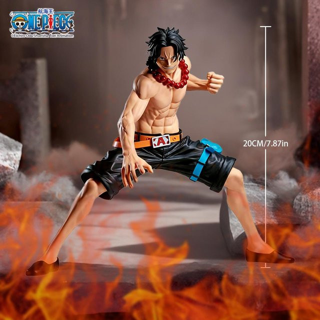 Yiran toy 1 One Piece Anime Figur Feuerfaust Ace Statue 1-teiliges Set - Bild 1