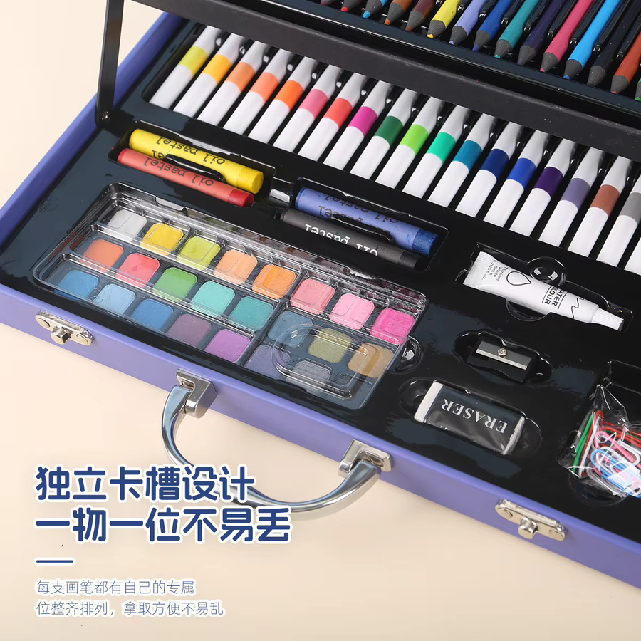 156-teiliges Acryl-Marker-Set in Mehrfarben für Kinder und Studenten in Premium-Qualität - Bild 3