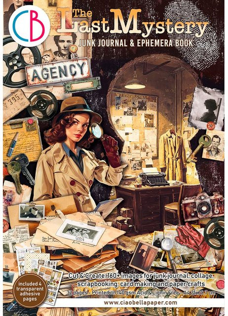 Ciao Bella Junk Journal & Ephemera Book The Last Mystery für Erwachsene in Multicolor - Bild 1