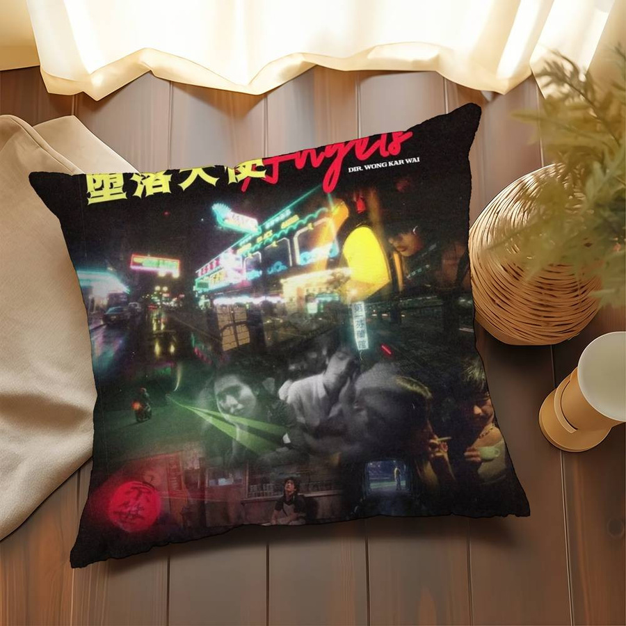 Kissenbezug Fallen Angels 1995 Wong Kar Wai Design in Multicolor, B/H: 18 x 18 cm - Bild 1