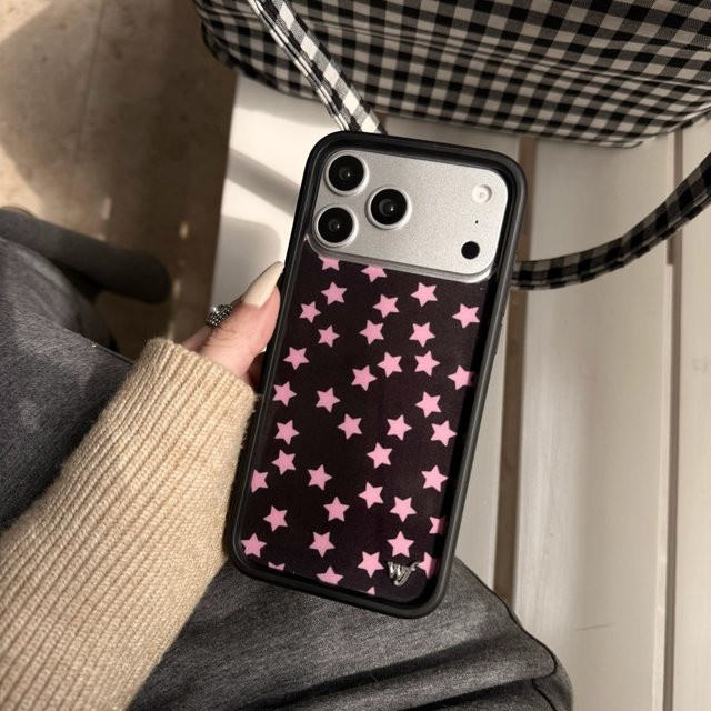 Potdemiel Glänzende Sternen-Handyhülle Wildflower x Super Cute Stars für iPhone 17 16 15 14 13 12 Pro Max Plus in Multicolour - Bild 1