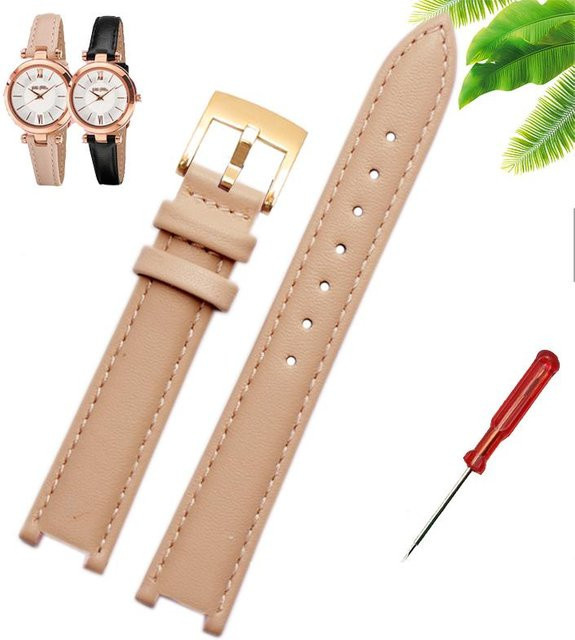 Folli Follie Uhrenarmband Leder, beige, Damen - Bild 1