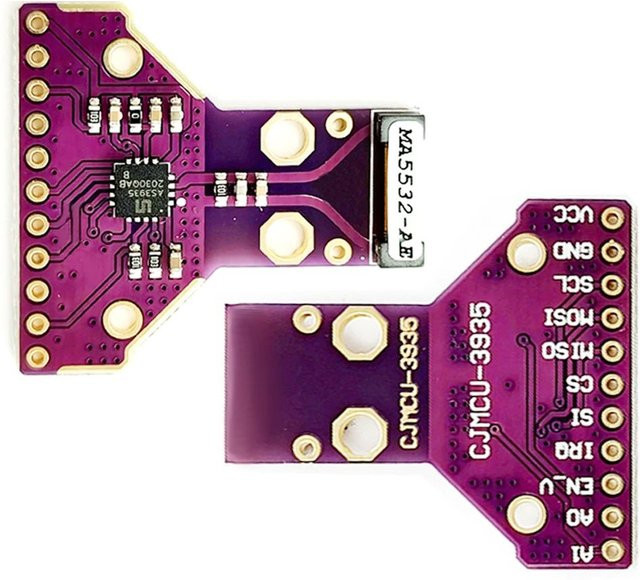 CJMCU-3935 AS3935 Blitzsensor-Modul in Lila mit SPI 4-Leiter und I2C-Schnittstelle zur Blitz- und Sturm-Entfernungserkennung - Bild 1