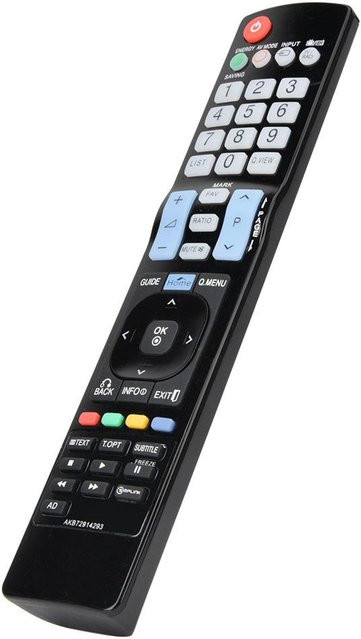 Universal-TV-Fernbedienung Ersatz für LG AKB72914293 LCD-Fernseher in Schwarz - Bild 1