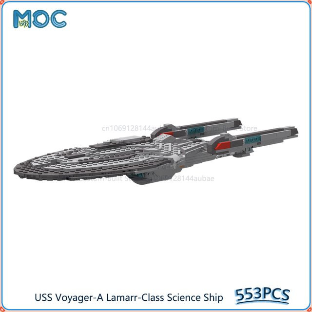 MOCBUILDING USS Voyager-A Lamarr-Klasse Spezielle Wissenschaft Schiff, Bausteine, 553 Teile - Bild 1