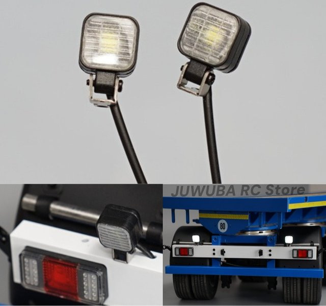 JUWUBA RC LED Breite Licht Quadratische Scheinwerfer Lampe, Zubehör - Bild 1