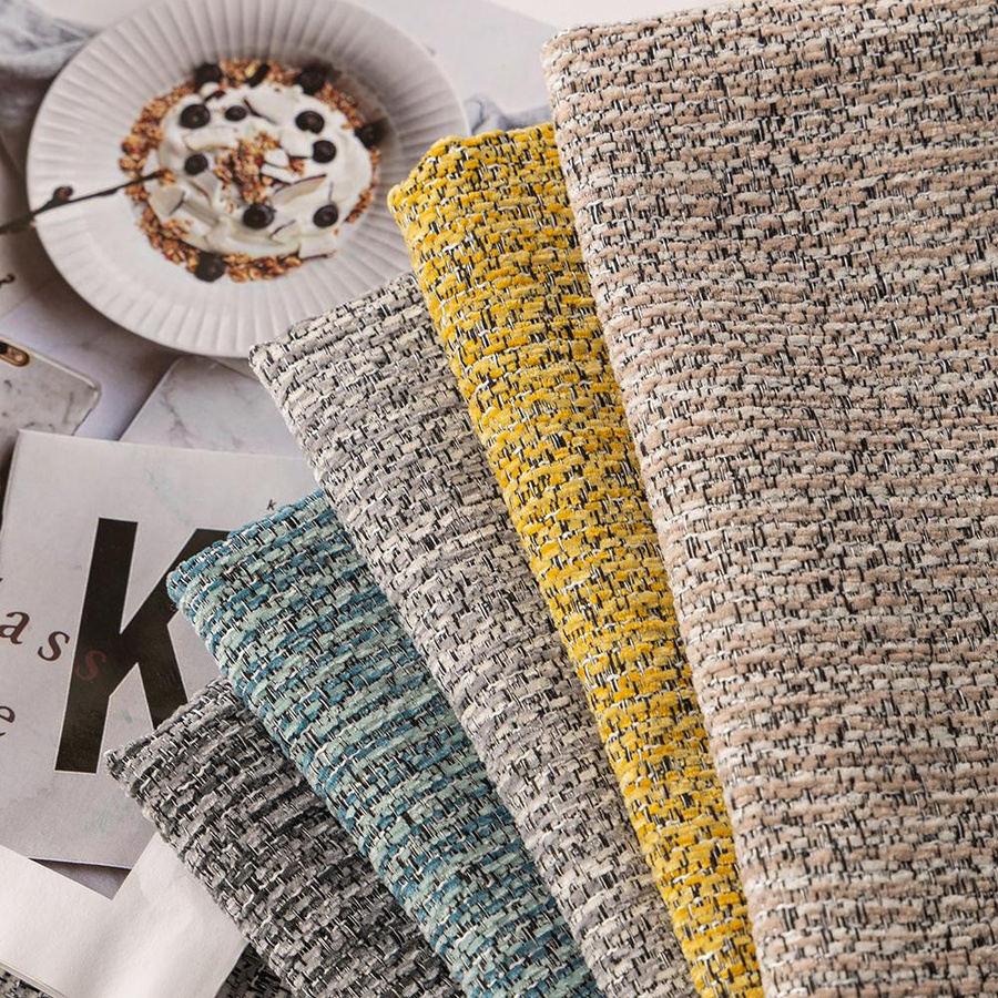 FORTUBI Chenille-Sofakissen in Beige, quadratischer Sofabezug aus Polyester, rutschfest und abnehmbar, B/T/H: 70 x 70 x 70 cm - Bild 1