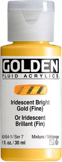 Golden Fluid Acrylfarbe Golden Glanzgold - Bild 1