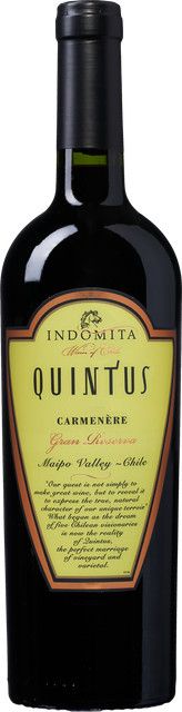 Indomita Quintus Gran Reserva Carménère Rotwein, Chile, 0,75 l - Bild 1