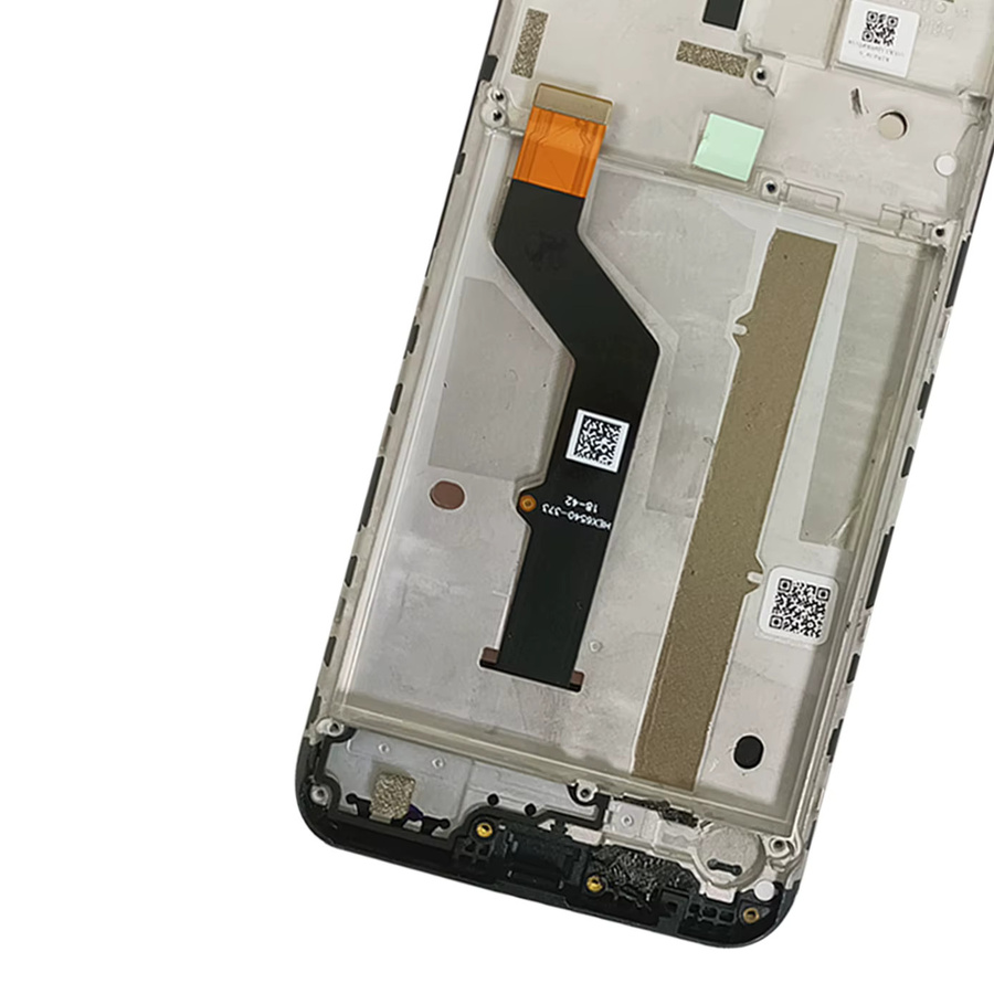 Motorola Moto G9 Play LCD Display mit Rahmen und Touch Panel in Schwarz - Bild 3