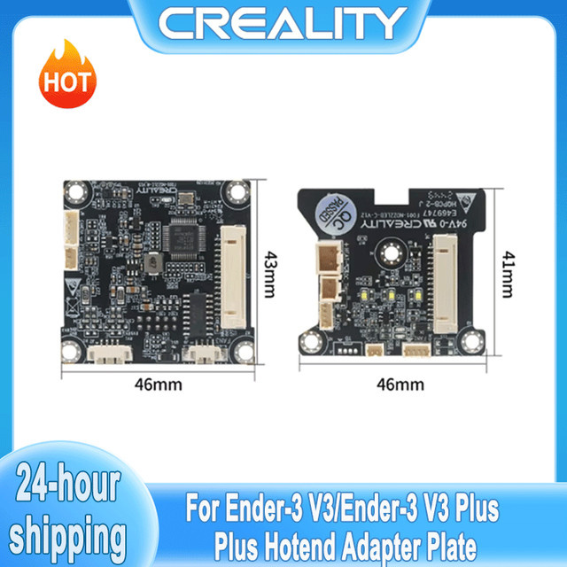 Creality Hotend Adapterplatte T9 GD32F303CBT6 1 für Ender-3 V3 und Ender-3 V3 Plus in Schwarz - Bild 1
