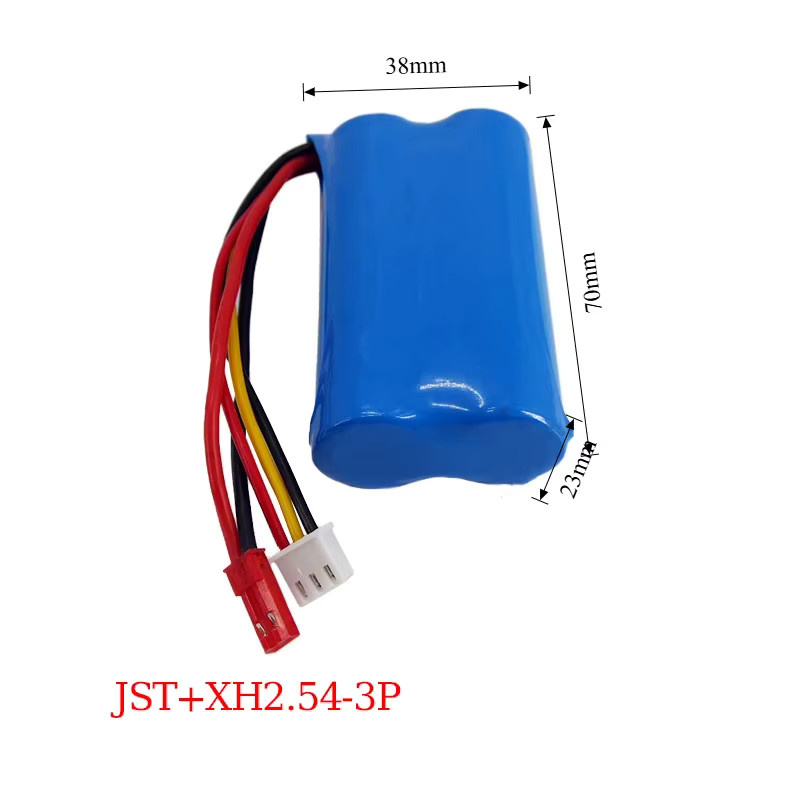 SUYIJIA Li-Ion Akku 7,4 V 3500 mAh Blau mit XT60, XT30, SM oder XH2.54-3P T-Typ Stecker für elektrische Spielzeuge und RC-Autos - Bild 3
