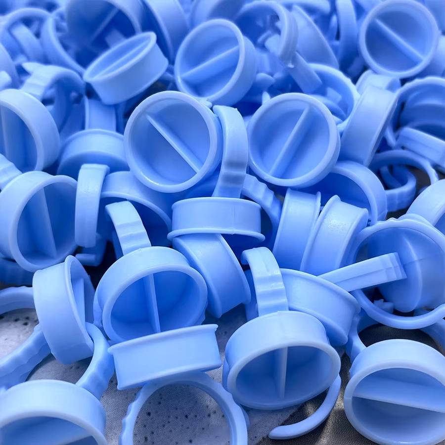 Mollie Lipper Wimpern Kleber Fan Tasse und Ringe, 100 Stück - Bild 2