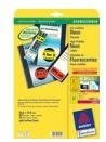 Avery Zweckform L6006 Universal Etiketten mit entfernbarem Klebstoff, Neongelb, A4, 25 Bogen - Bild 1
