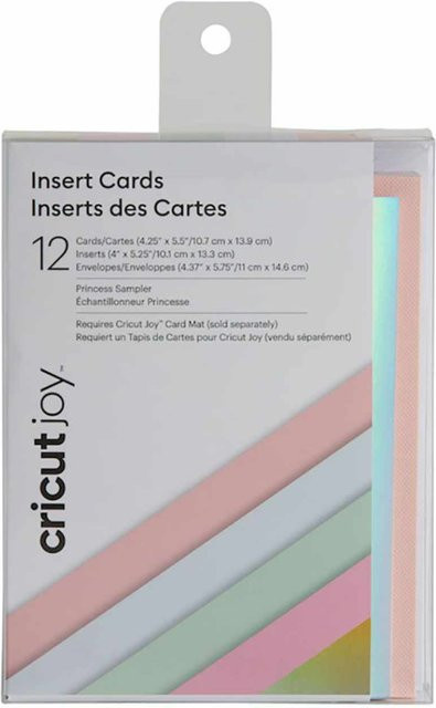 Cricut Joy Insert Card Kartenset Princess in Weiss und Multicolour, 12 Stück, B: 10,7 cm, H: 13,9 cm - Bild 1
