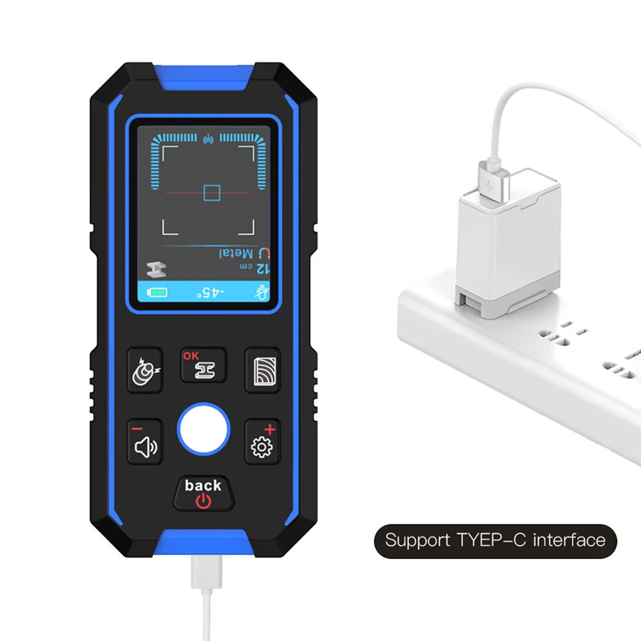 NOYAFA NF-518 Metalldetektor und Stud Finder in Schwarz zur professionellen Wandsuche für Metall, Holz und elektrische Leitungen - Bild 6