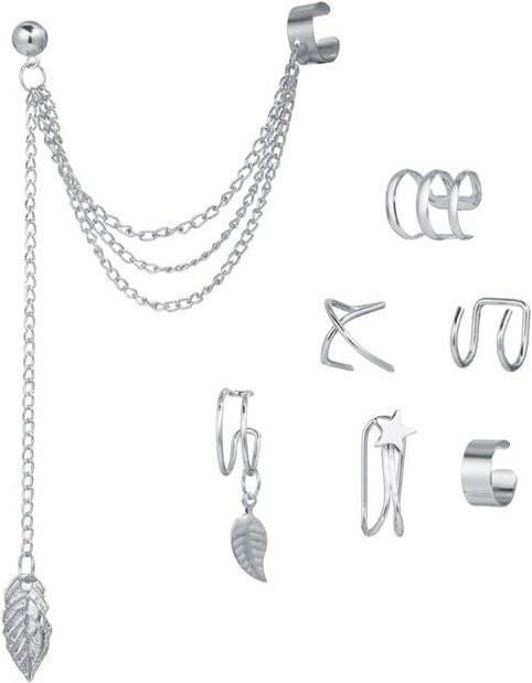 Wucifang Jewelry Ohrringe Set, Messing, antik Silber, Damen - Bild 1