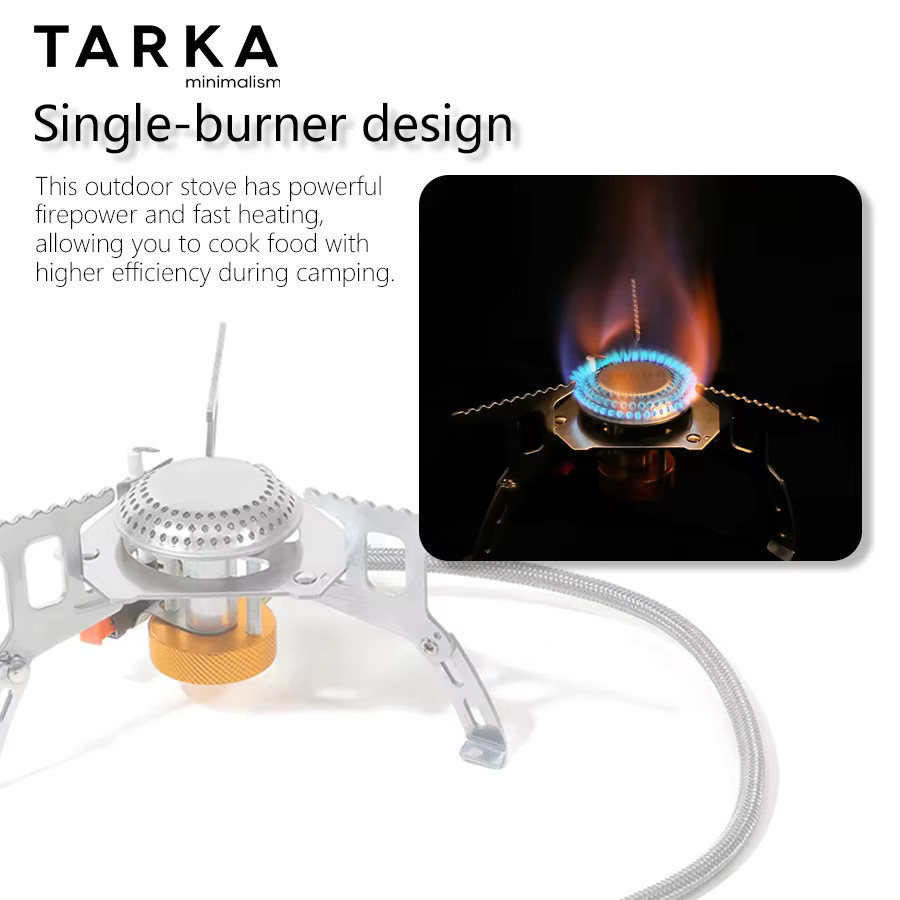 TARKA Gasbrenner Campingkocher faltbar für Outdoor und Feuerwehr - Bild 2