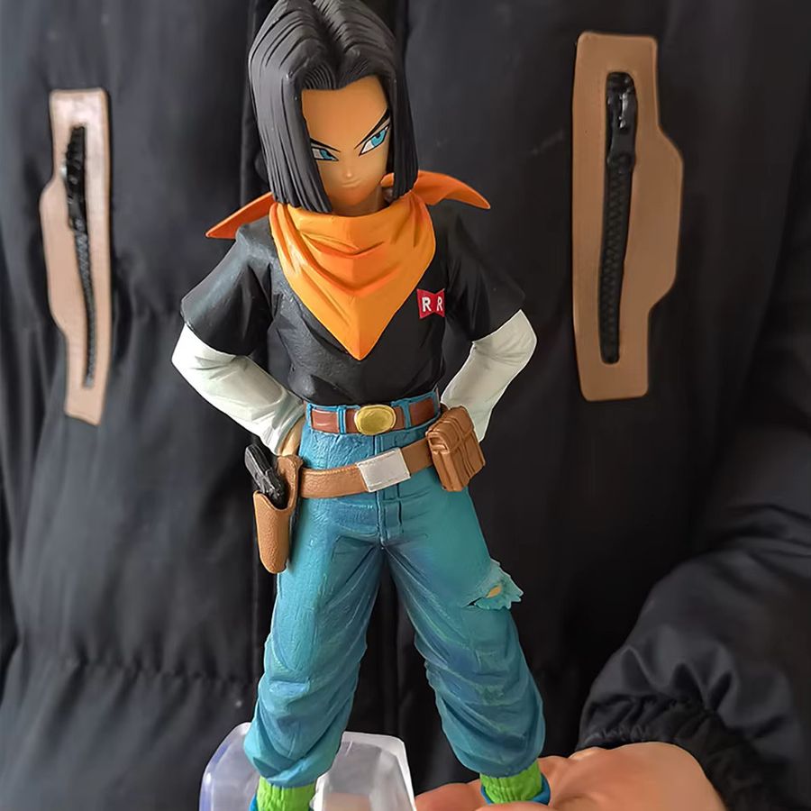 Bandai Dragon Ball Z Anime Figur Android 17 & 18 aus PVC, Höhe: 25 cm, Multicolor - Bild 3