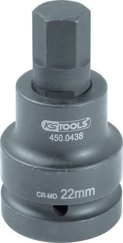 KS Tools Kraft-Bit-Stecknuss Innensechskant kurz 36 mm 1" - Bild 1