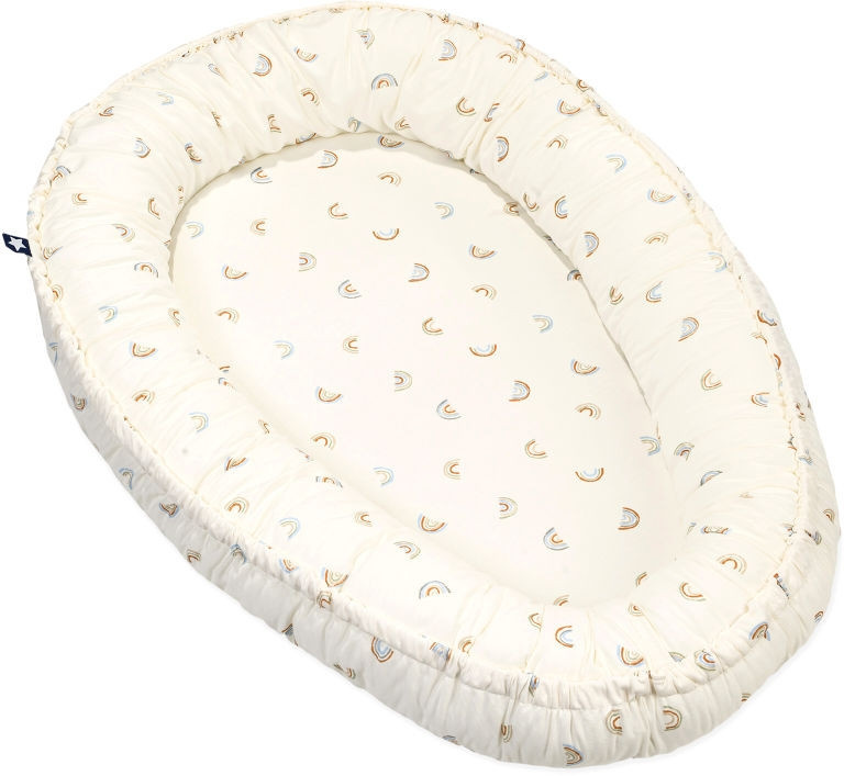 Zöllner Kuschelnest Nido Little Bow in Weiß aus Baumwolle mit OEKO-TEX Standard 100 - Bild 1