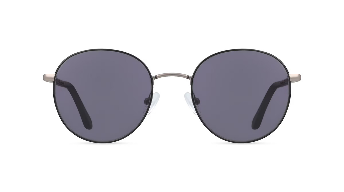 Woodfellas 11754 HALCYON Sonnenbrille, Vollrand, Rund, Metall, Unisex, schwarz - Bild 1