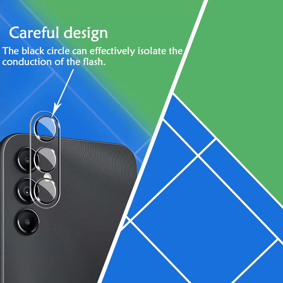 4er-Pack Displayschutzfolie aus gehärtetem Glas und Kameraobjektivschutz für Samsung Galaxy A35, transparent - Bild 4