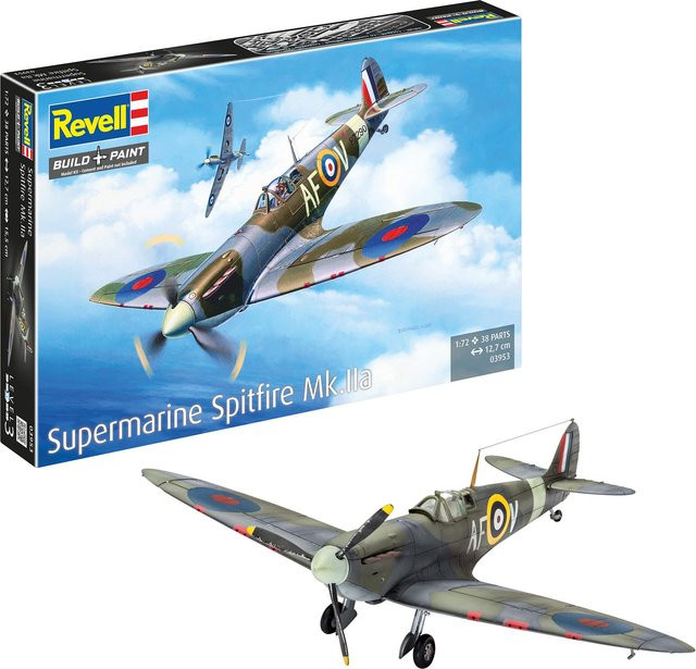 Revell Spitfire Mk.IIa Modellbausatz Zweiter Weltkrieg 1:48 - Bild 1