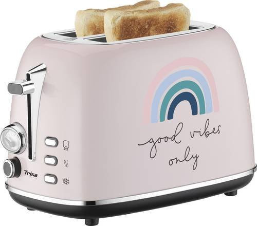 Trisa Good Vibes Toaster in Pink aus Kunststoff - Bild 1