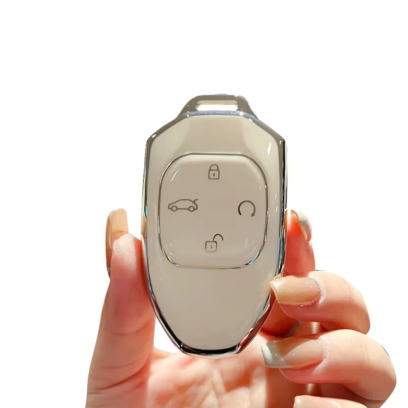 Transparente TPU Autoschlüsselabdeckung als Smart Remote Fob Case Protector für GAC Motor GN8 2022 2023, Trumpchi 2021 Empow J15 J16 GS8 - Bild 2