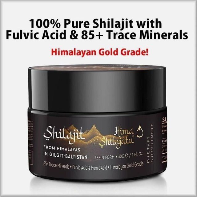 Shilajit 100 % reines Himalaya-Harz, Unisex - Bild 1