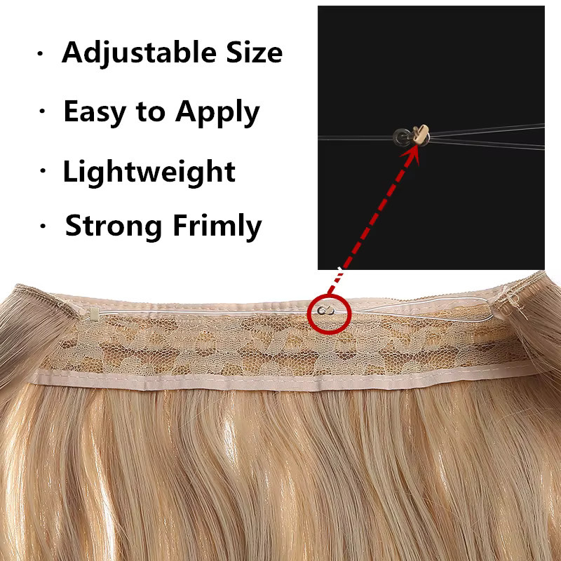 SARLA Haarverlängerung, Ombre, blond, glatt, Damen - Bild 4