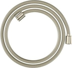 Hansgrohe Textilbrauseschlauch in Silber, Länge: 160 cm, mit Anti-Kink und Anti-Twist Funktionen - Bild 1