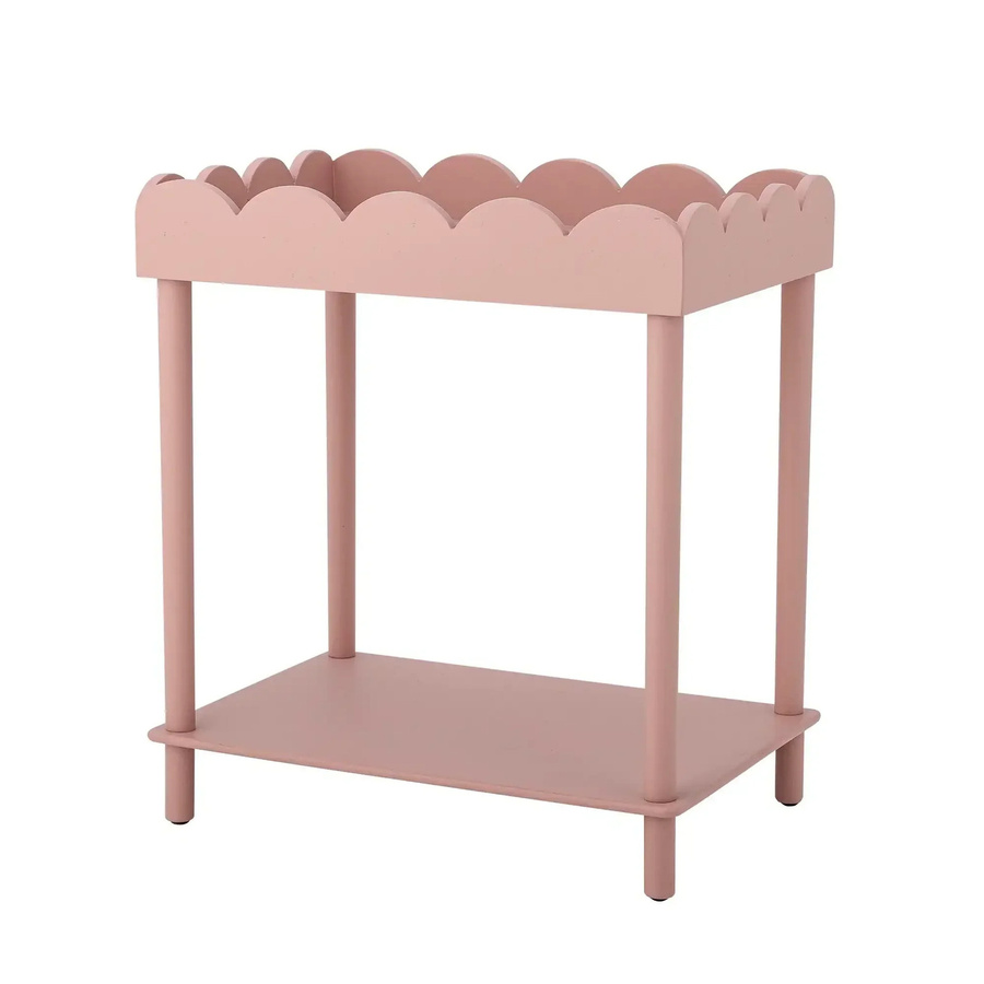 Bloomingville Beistelltisch Isola aus Kiefernholz in Rosa, Skandinavisches Design, B/T/H: 60 x 40 x 68 cm - Bild 1