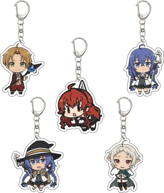 Bandai Acryl-Schlüsselanhänger Anime Mushoku Tensei, Unisex, 55 mm - Bild 1