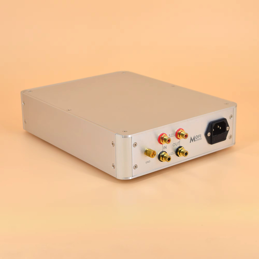 Aleph Ono Sound Pure Class A Phono-Vorverstärker in Silber für Hi-Fi Vinyl-Plattenspieler mit RIAA-Einstellung und Low-Noise-Technologie - Bild 2