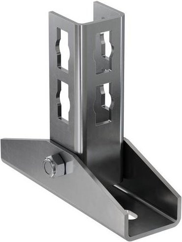 Fischer PVB A4 Schienenfuß aus Edelstahl in Silber, 5er-Pack - Bild 1