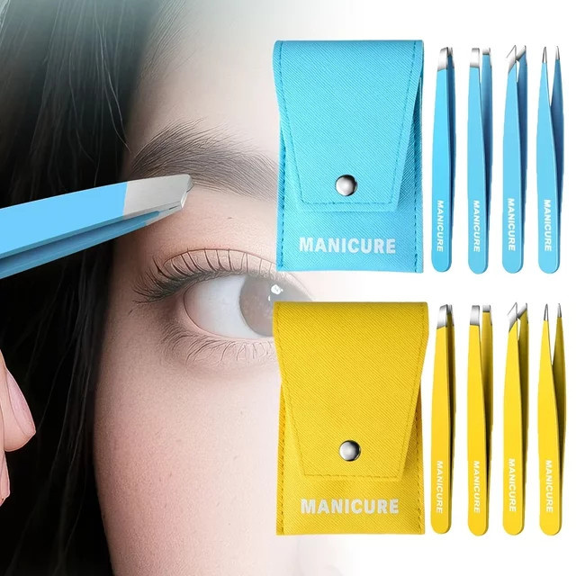 Ouriner Pinzetten-Set aus Edelstahl, Unisex - Bild 1