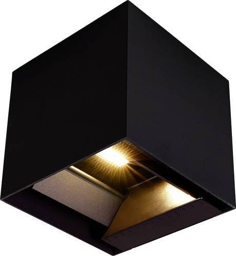 V-TAC VT-409CCT-B Solar-Außenwandleuchte mit LED 9W, Bewegungsmelder und IP65, Schwarz - Bild 1