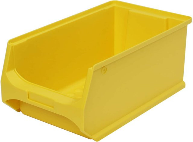 BRB Profi Sichtboxen LB3, gelb, 20 Stück, B/T/H: 20,0 x 15,0 x 35,0 cm - Bild 1