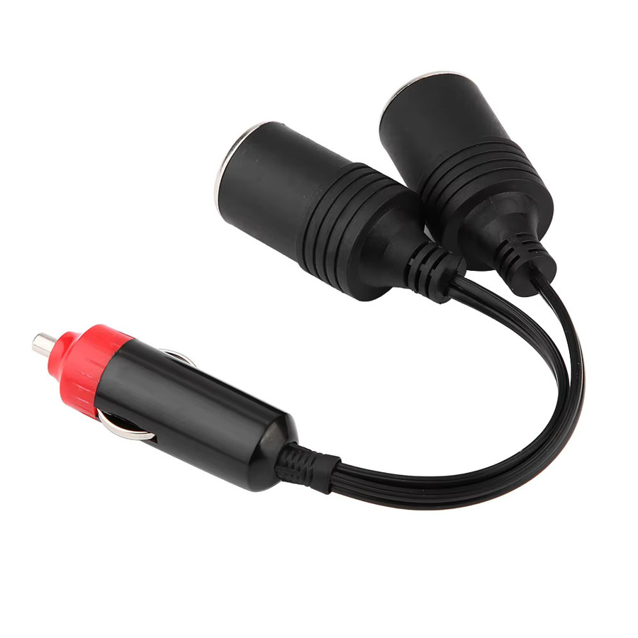 YOUTHINK 2-Wege-Autoladegerät als Zigarettenanzünder-Splitter und Adapter in Schwarz - Bild 2