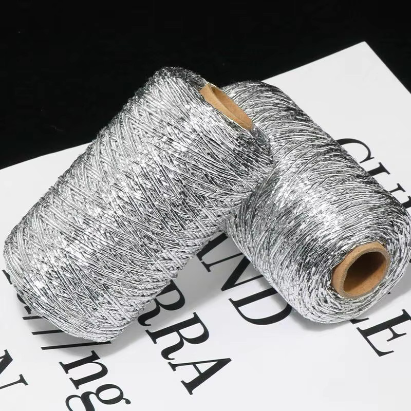Eelhoe Seidengarn Silber 200 m Rolle für Häkeln und Handarbeit - Bild 2