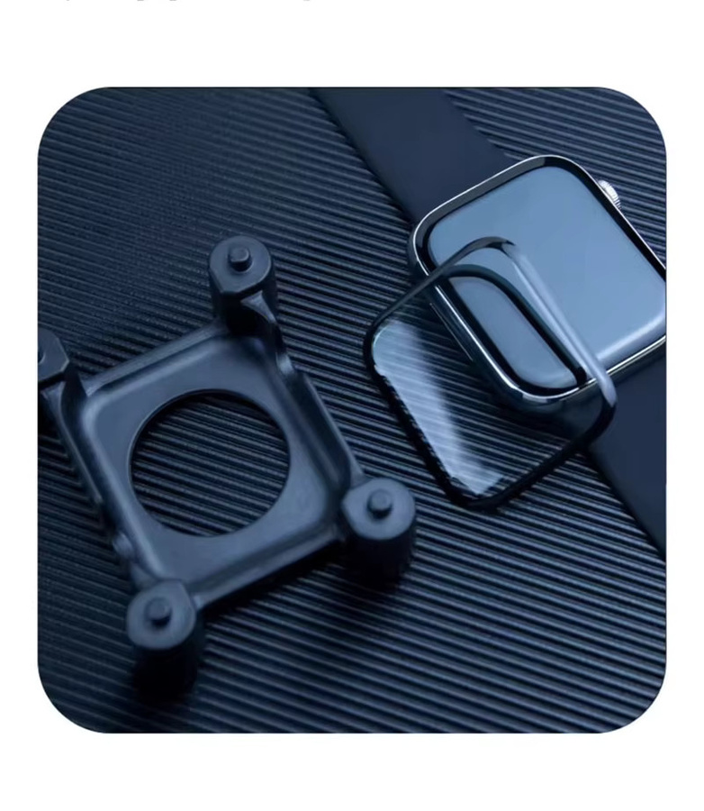 Apple Displayschutzfolie mit Positionierungswerkzeug, transparent, Unisex - Bild 4