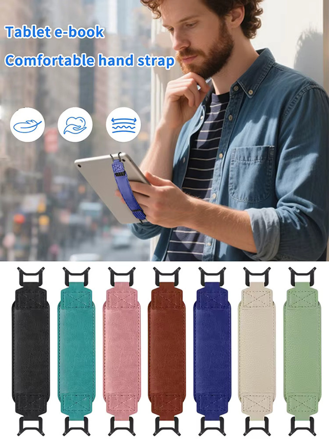 Lederhandschlaufe Tablet-Ständer für Xiaomi und Kindle E-Reader von 6 bis 11 Zoll als Sicherheitshalter - Bild 7